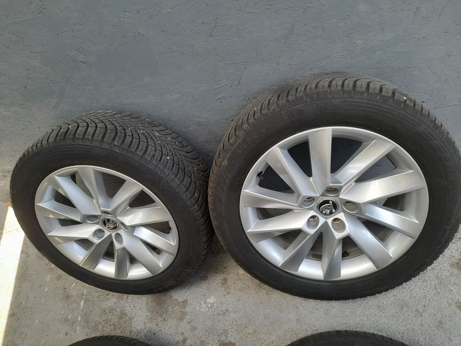 Set Roti Jante Originale 215/55/R17 5×112 Skoda Superb 3 Octavia Yeti