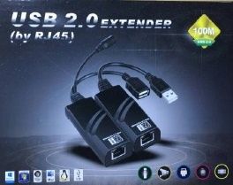 Скидка!Usb extender 100 метр , с доп питанием 5 v