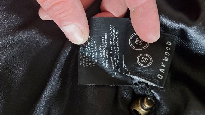 Мъжко яке от естествена телешка кожа Oakwood