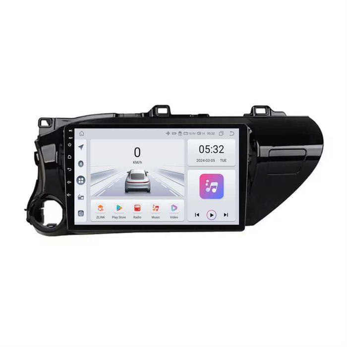 Navigatie Android Dedicata Toyota Hilux 2015+, 10Inch, BT, Carplay