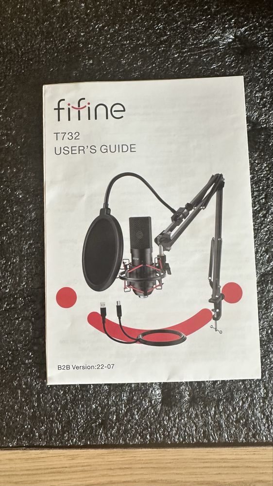 Микрофон Fifine t732 новый