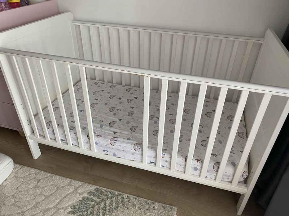 Patut transformabil Woodies + saltea