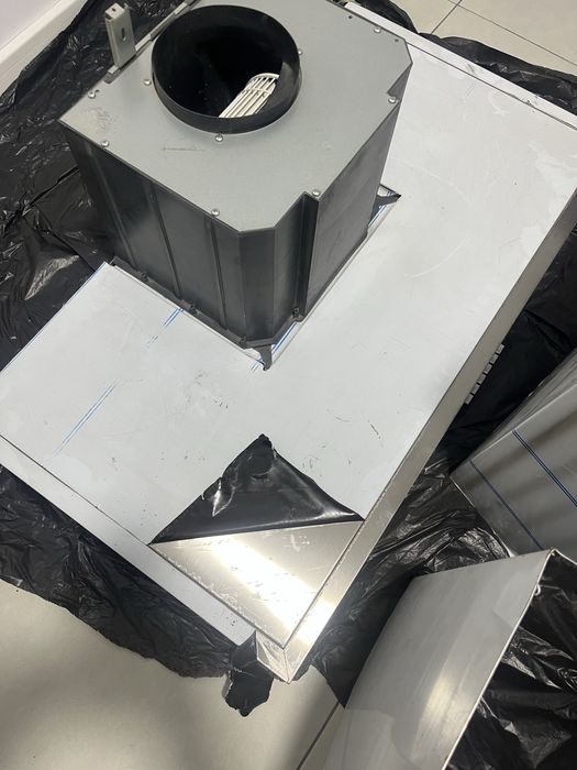 Hota semineu Teka inox 90 x 50 noua