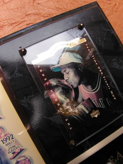 Много рядък,винтидж, колекционерски плакет на NBA- Chicago Bulls