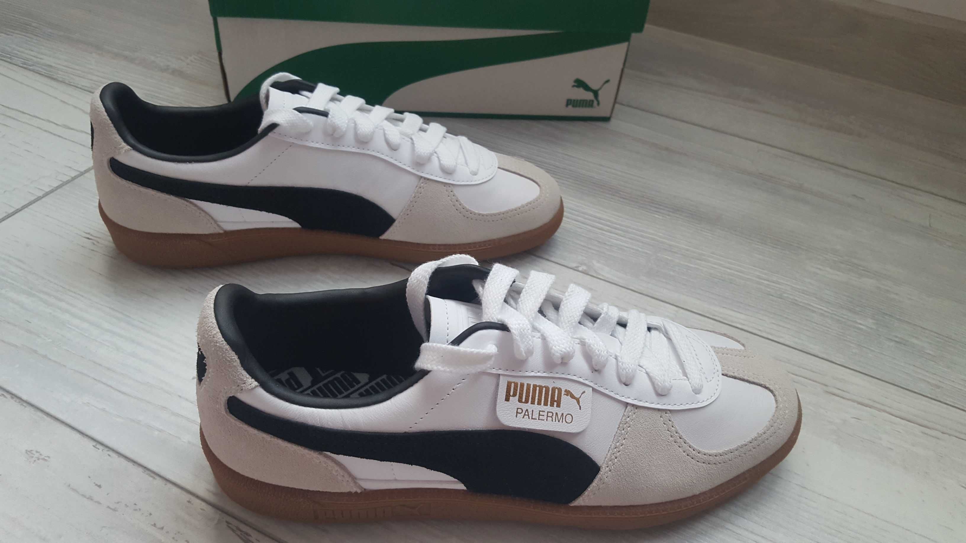 Нови мъжки кожени оригинарни маратонки PUMA PALERMO Lth EUR42 UK8