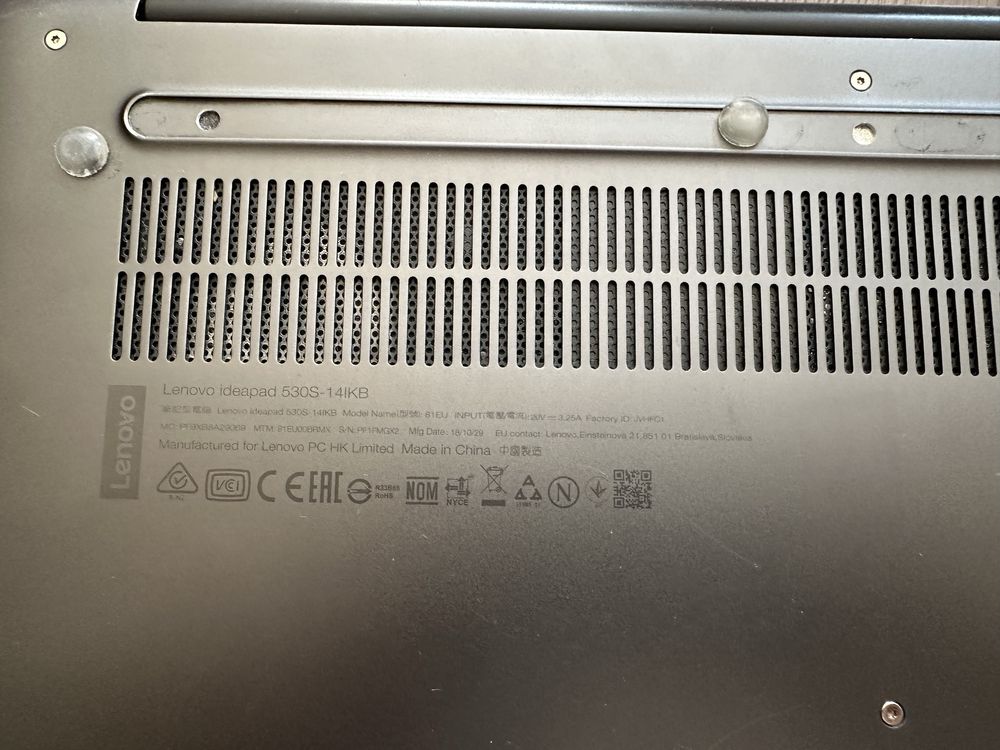 Lenovo Ideapad 530S , 256GB , 16GB Ram DDR4