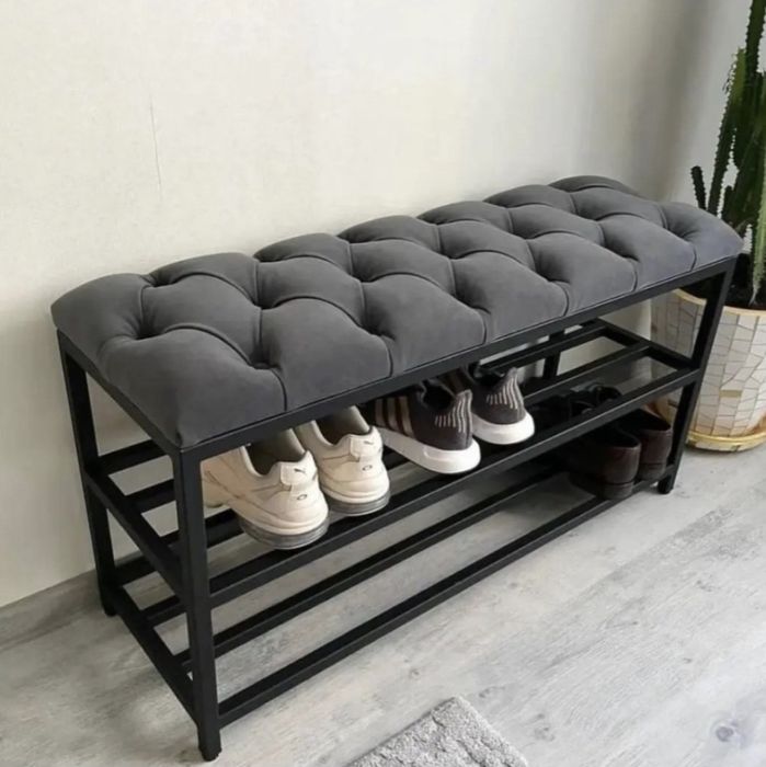 Обувница  100x35x45 см, металл