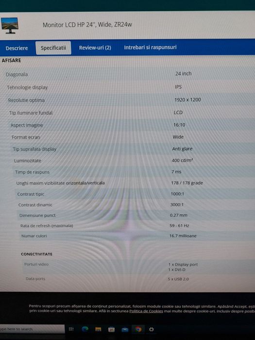 Vând pc+ monitor+tastatura +camera+ mouse+adaptor wi-fi