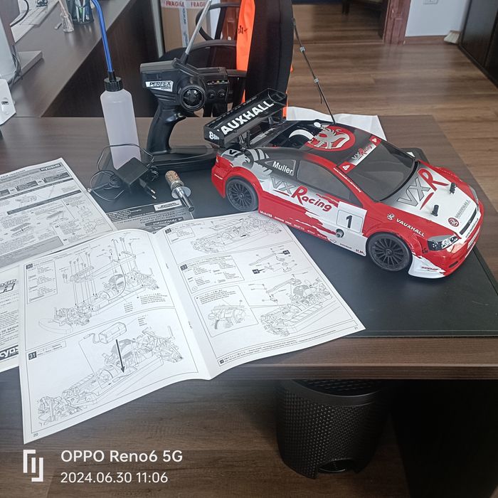 Automodel nitro 1:10 Rc Kyosho Fazer