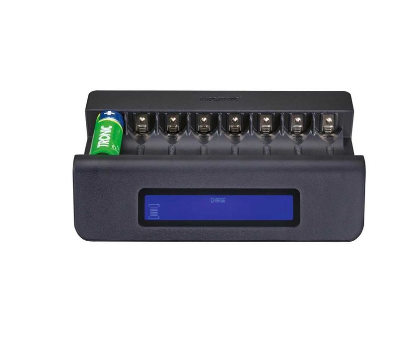 Încărcător pentru acumulatori AA si AAA, inteligent, cu display, nou