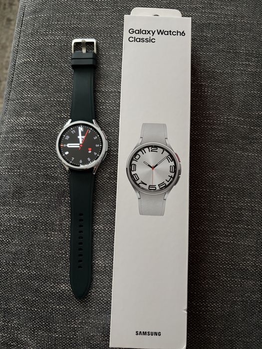Samsung Galaxy Watch 6 Classic, 47mm, BT, Silver Garantie