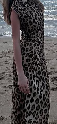 Леопардовое платье( mango)