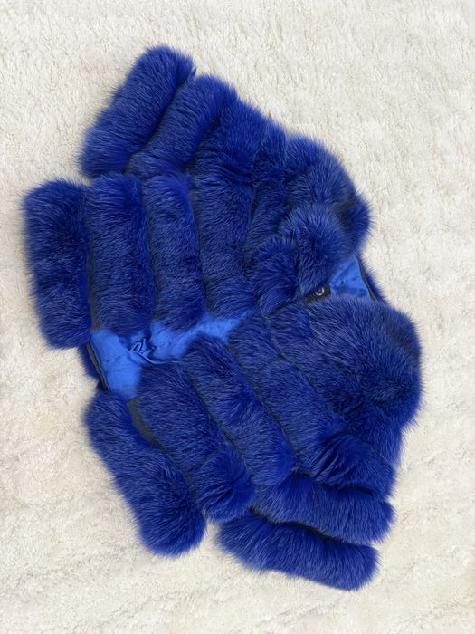 Палто лисица естествен косъм