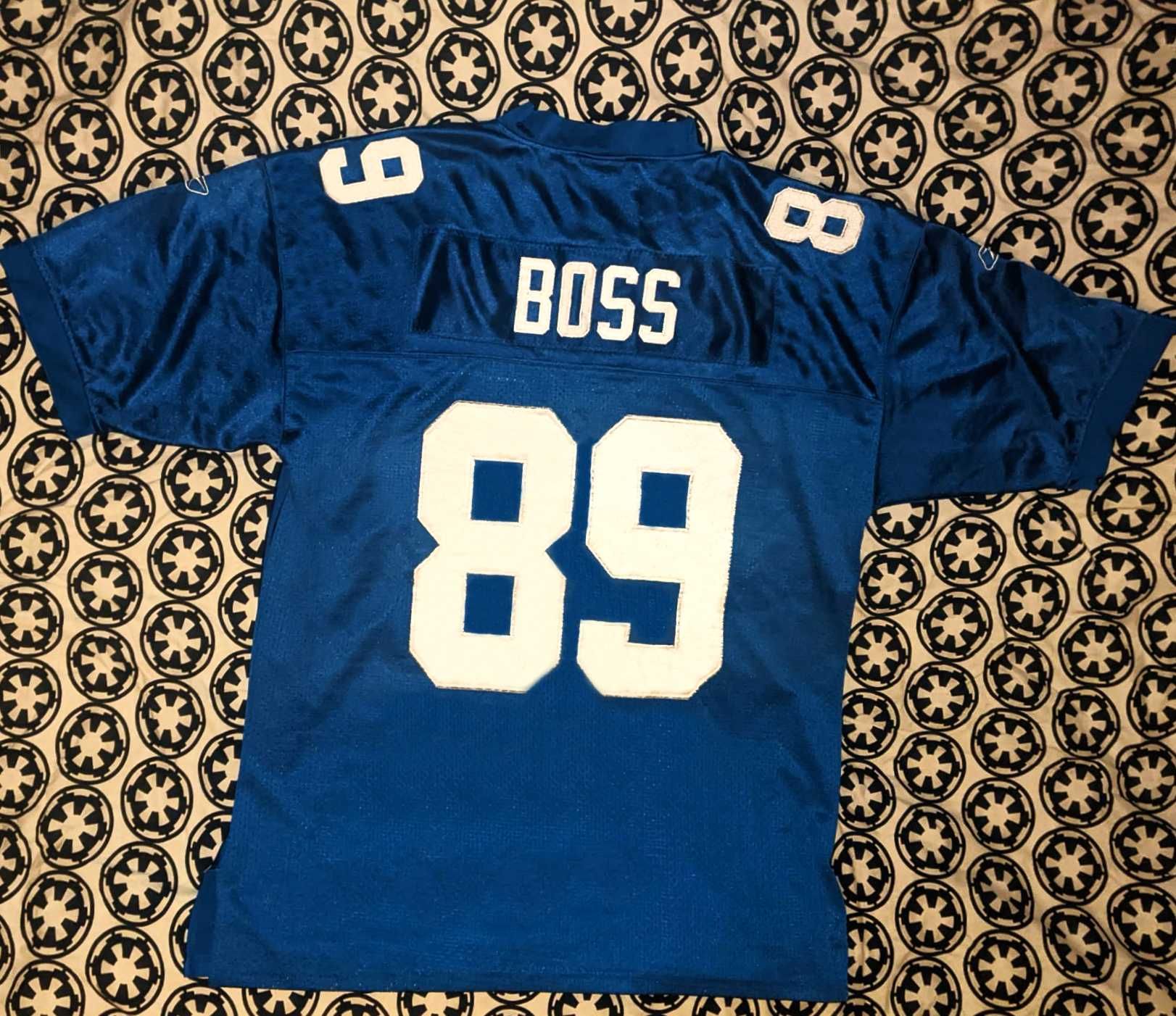 Tricou NFL autentic, on-field, Reebok, NY Giants, BOSS #89, fit XL