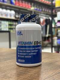 Evl Vitamin D3+K2 60servings