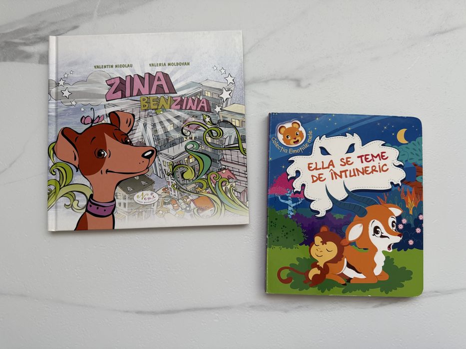 Carti pentru copii 3+ Zina Benzina, Ella se teme de intuneric