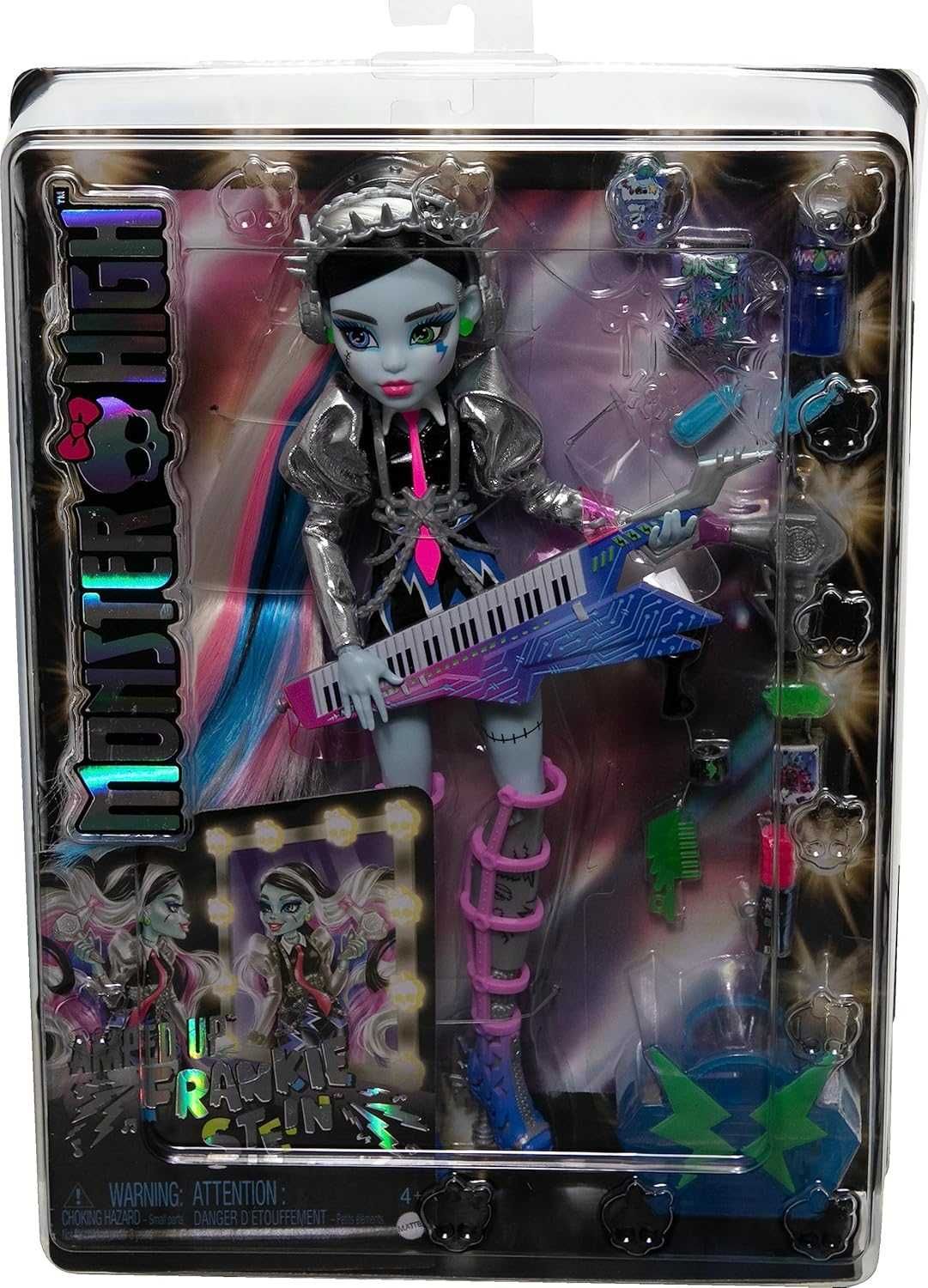 Кукла Monster High, усиленная рок-звезда Фрэнки Штейн ОРИГИНАЛ