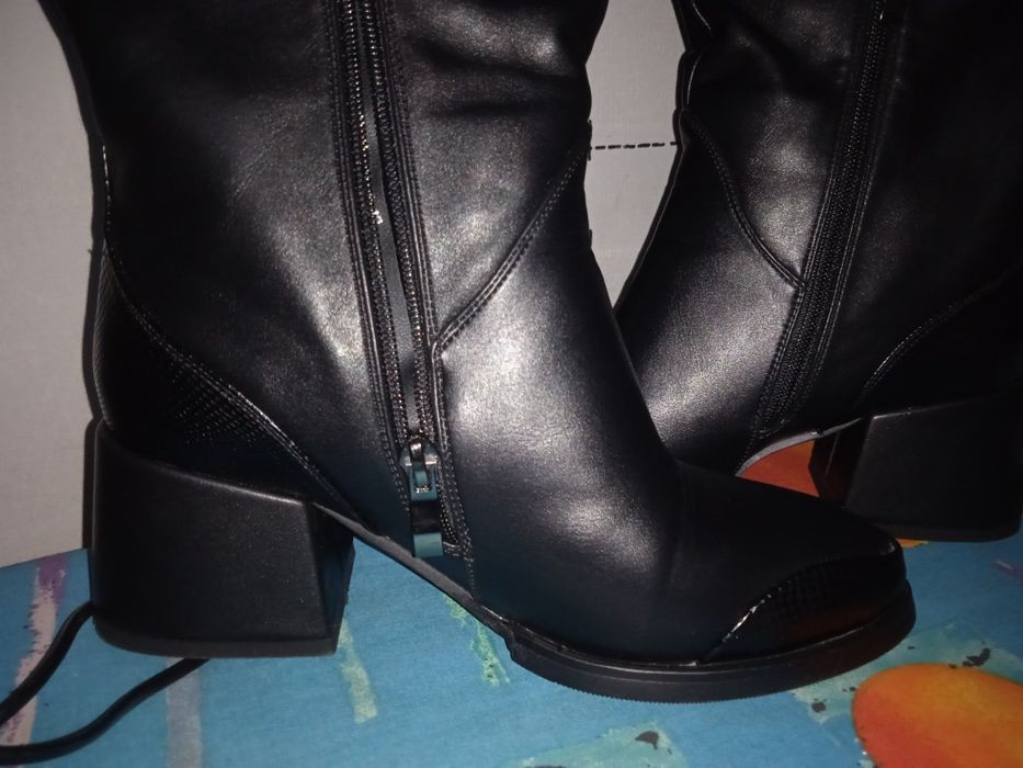 Продам сапожки. Зима. Одевались 1 раз.