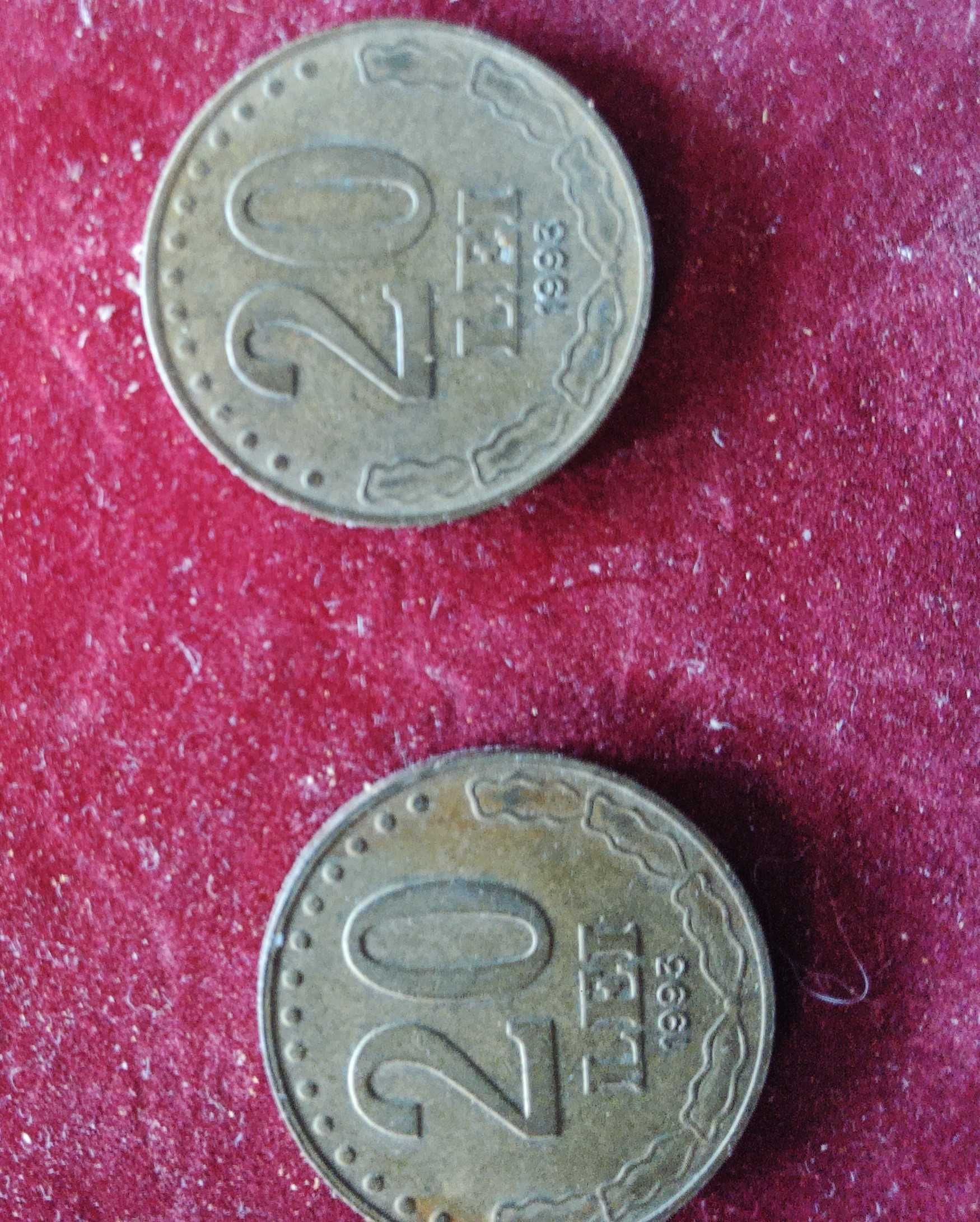 Monedă de 20 lei 1993
