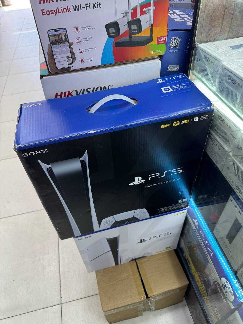 PlayStation 5 Fat Бездисковод/с Дисковод с Играми + Доставка по Городу