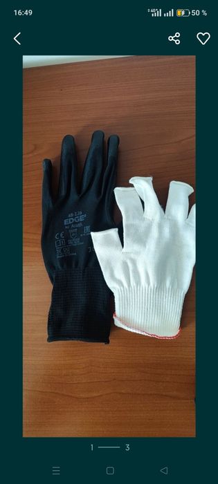 Cel ma Ieftin.!Vând manusi cu degete și mănuși universale din bumbac.