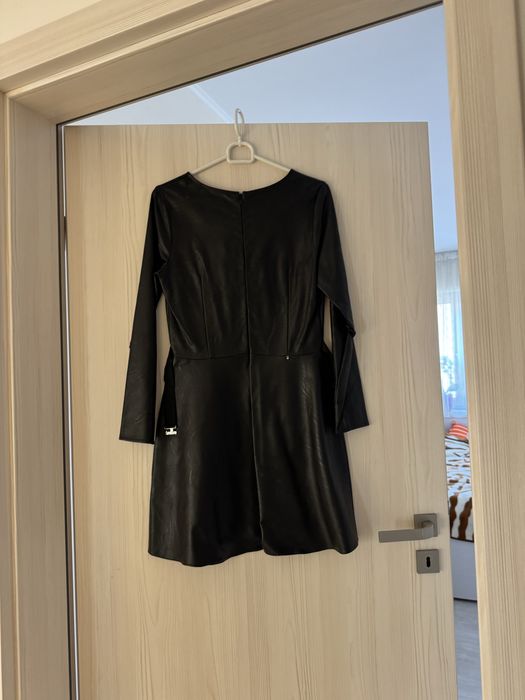 Rochie imitatie piele Poema