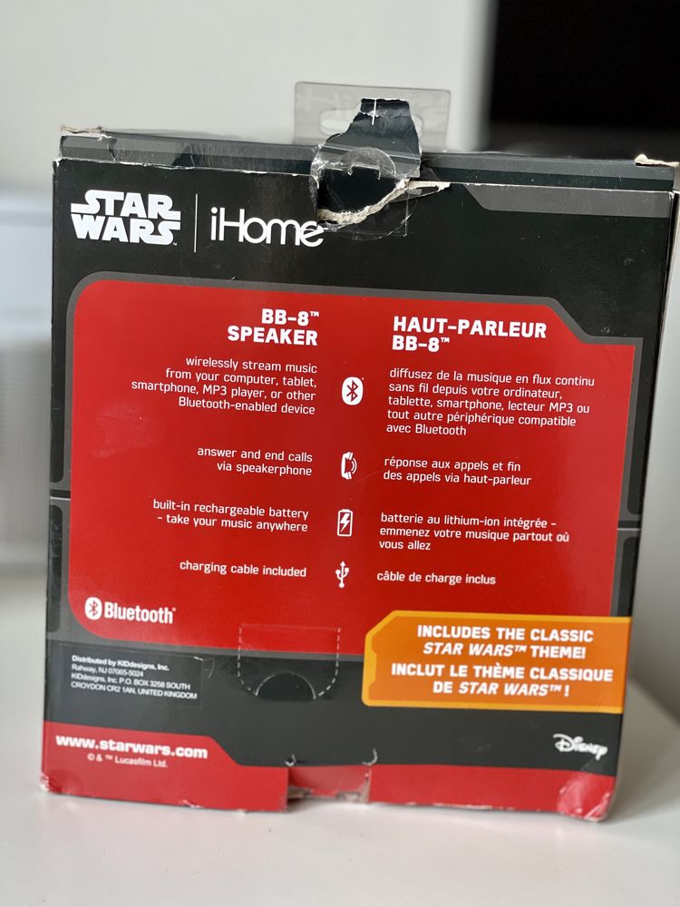 Boxa portabila - Star Wars BB-8 - originala