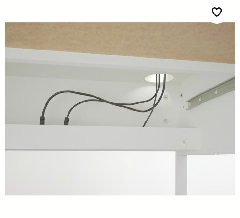 Birou alb Ikea  142x75x50