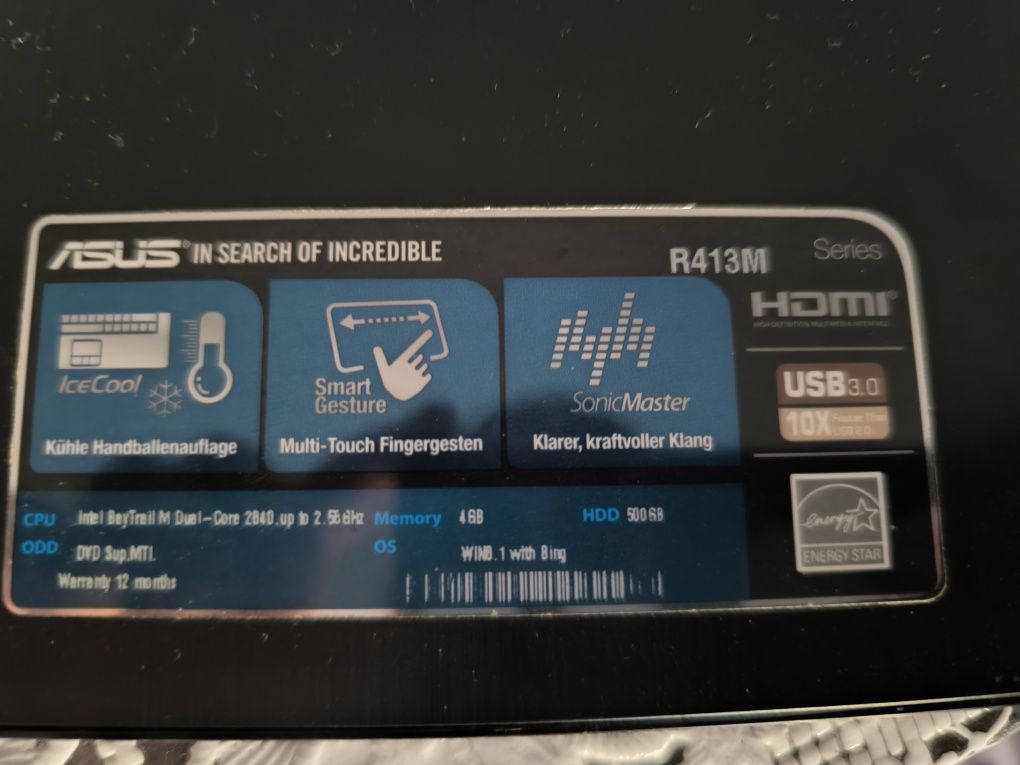 Лаптоп Asus 4gb ram