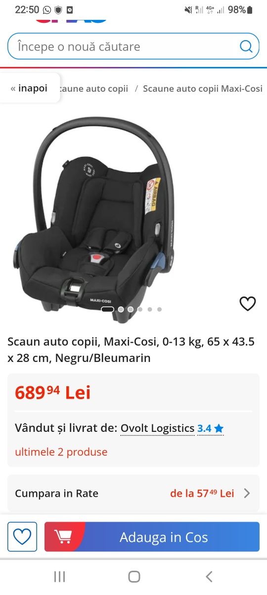 Scoica Maxi Cosi