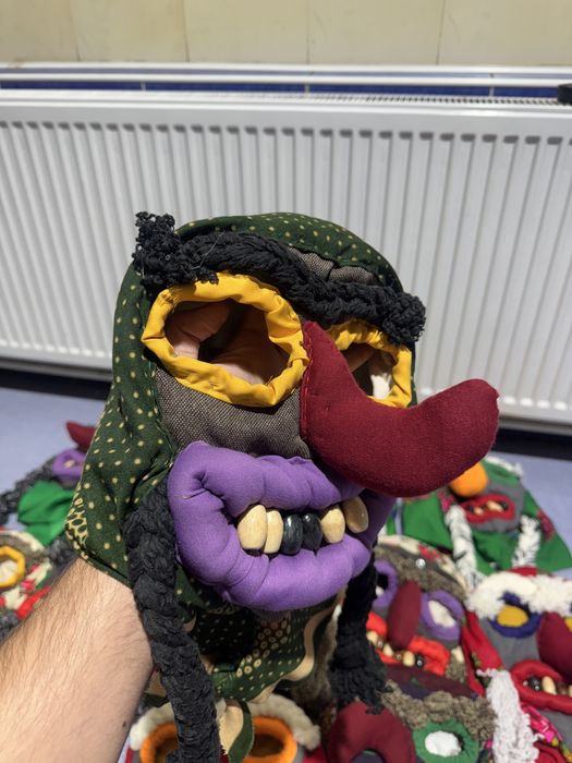 Măști traditionale de anul nou baba/moșneag