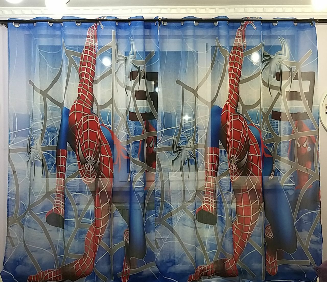 Set perdea cu draperie Spider-Man