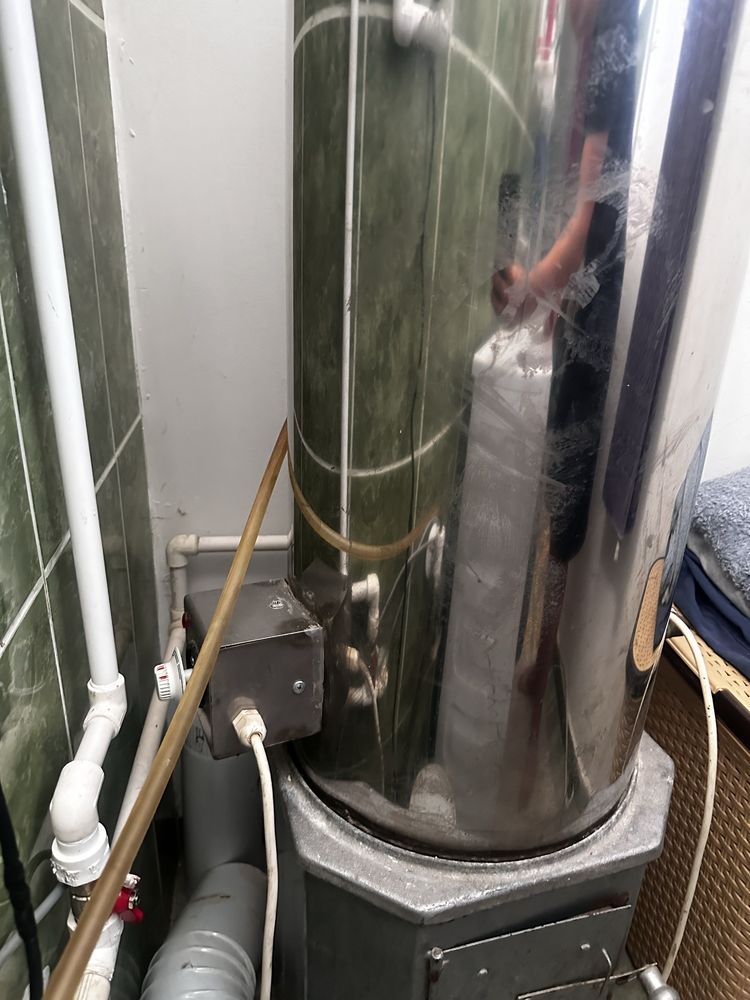 Boiler din Inox electric si pe lemne 100L