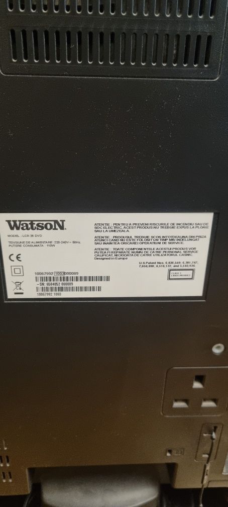 Tv watson cu dvd integrat 66cm diagonala, merge perfect