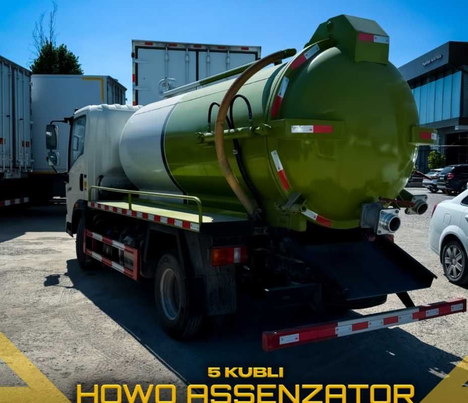Howo ассенизатор 5 куб Тошкентда тайёр
