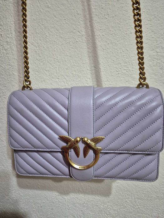 Чанта Pinko Love Classic Icon Shevron