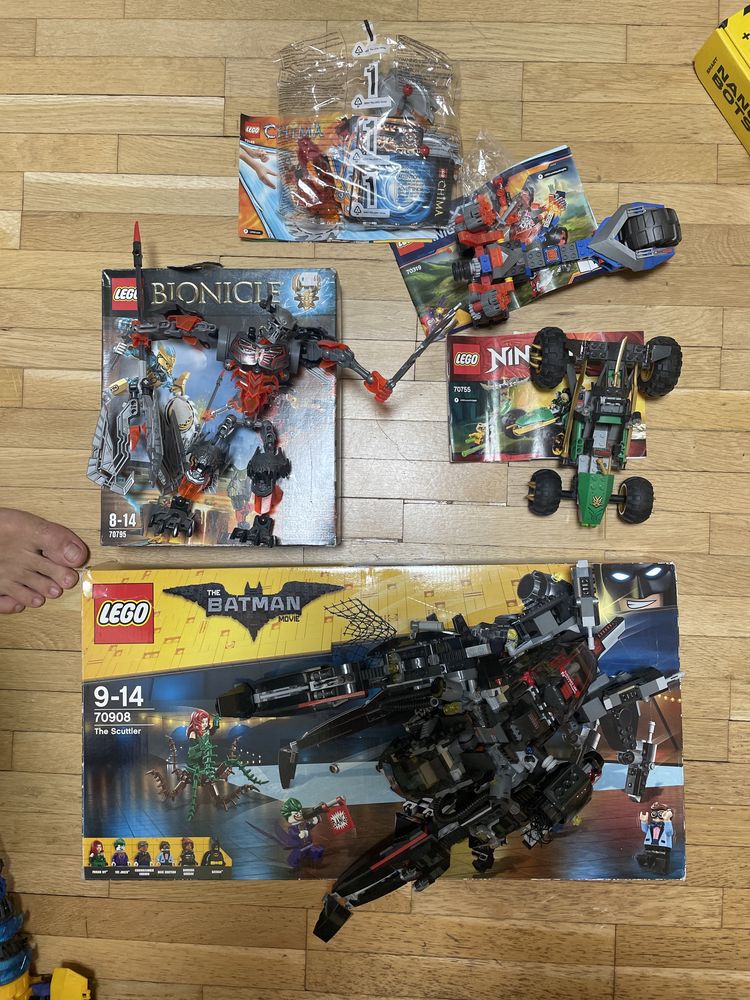 Lego ninjago, batman, minecraft, mindestom, nano bots и nexo knightes
