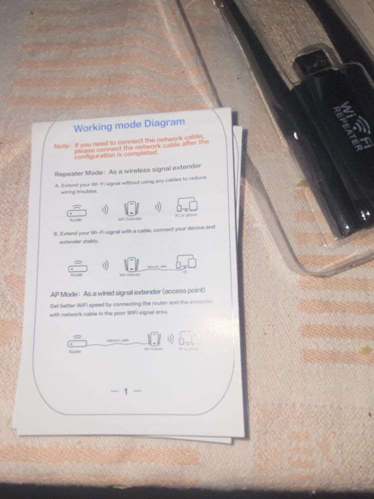 Усилитель Wi-FI новый