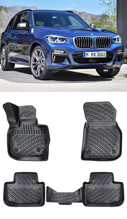 Гумени стелки RizLine съвместими с BMW X3 G01 2017-