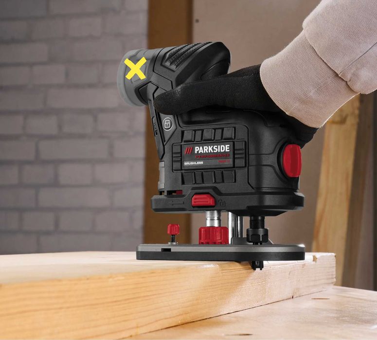 5Г.Гаранция Акумулаторна фреза PARKSIDE PERFORMANCE PPAKF 12 A1