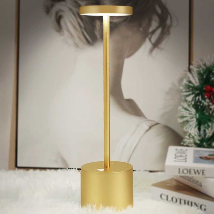 Lampă de masă fără fir LED pentru masă, noptieră, birou