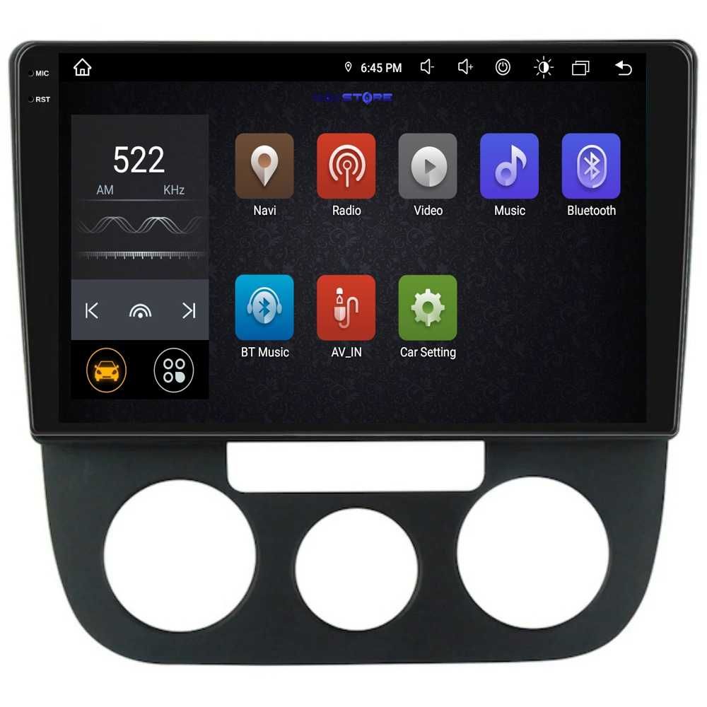 Navigatie Android Dedicata 10Inch, Volkswagen Golf5/Jetta (2004-2009)