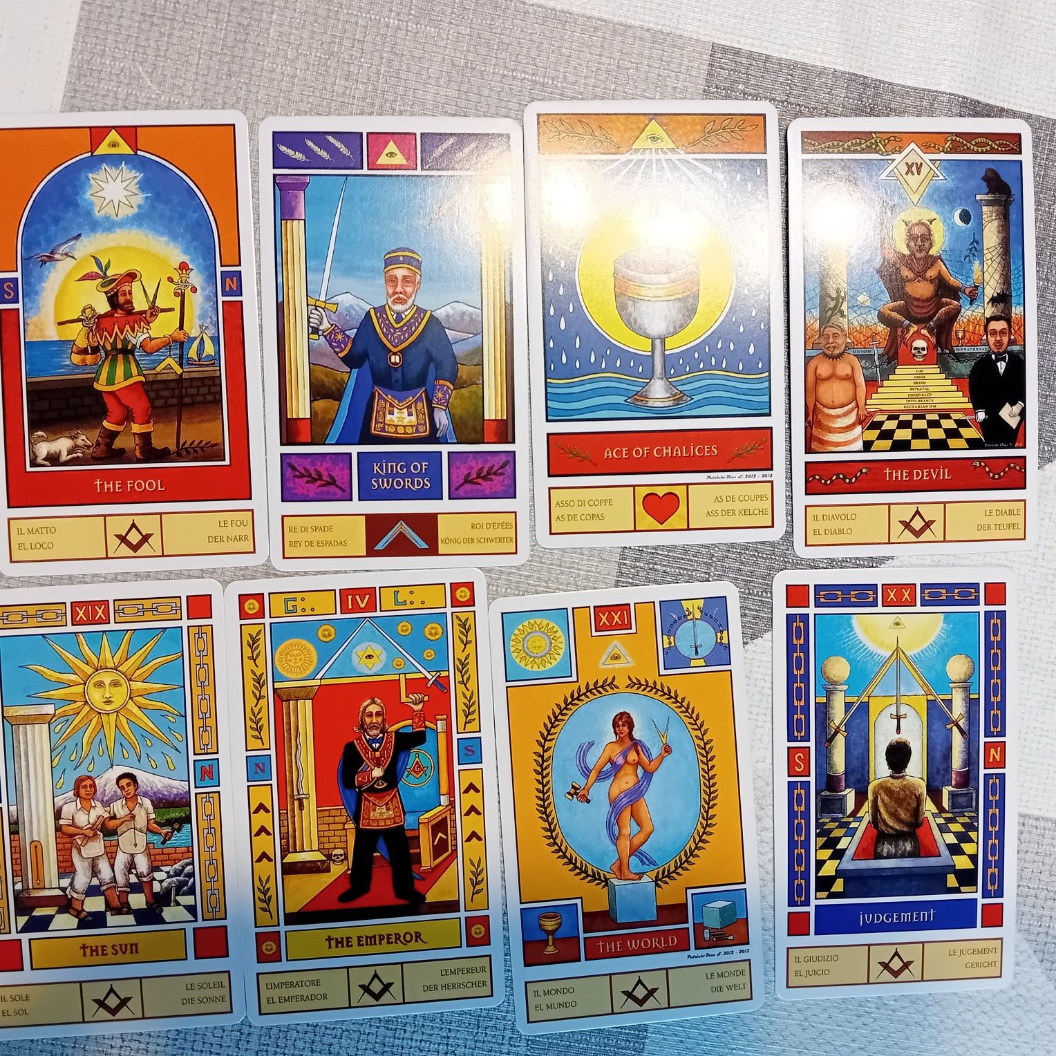 Carti Tarot mason