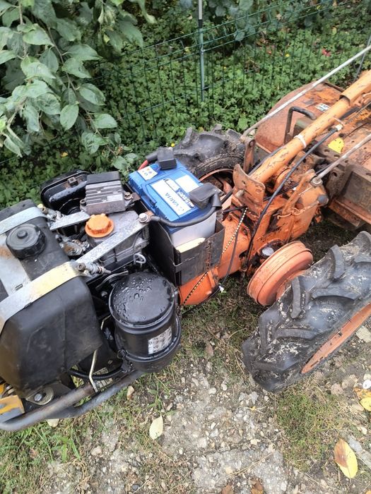 Motocultor Profesional Pasqual diesel 10 cai  pornire la che