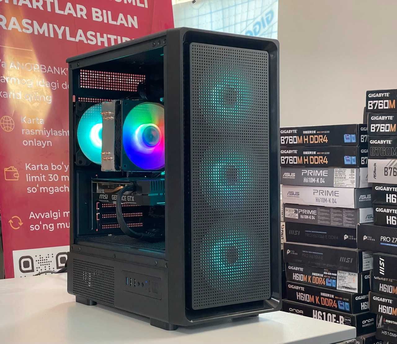 от 706 000 сум / рассрочка: Игровая сборка i5-10400+GTX 1660 Super