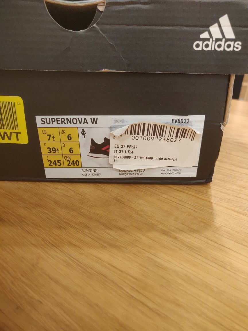 Adidas Supernova номер 39 1/3