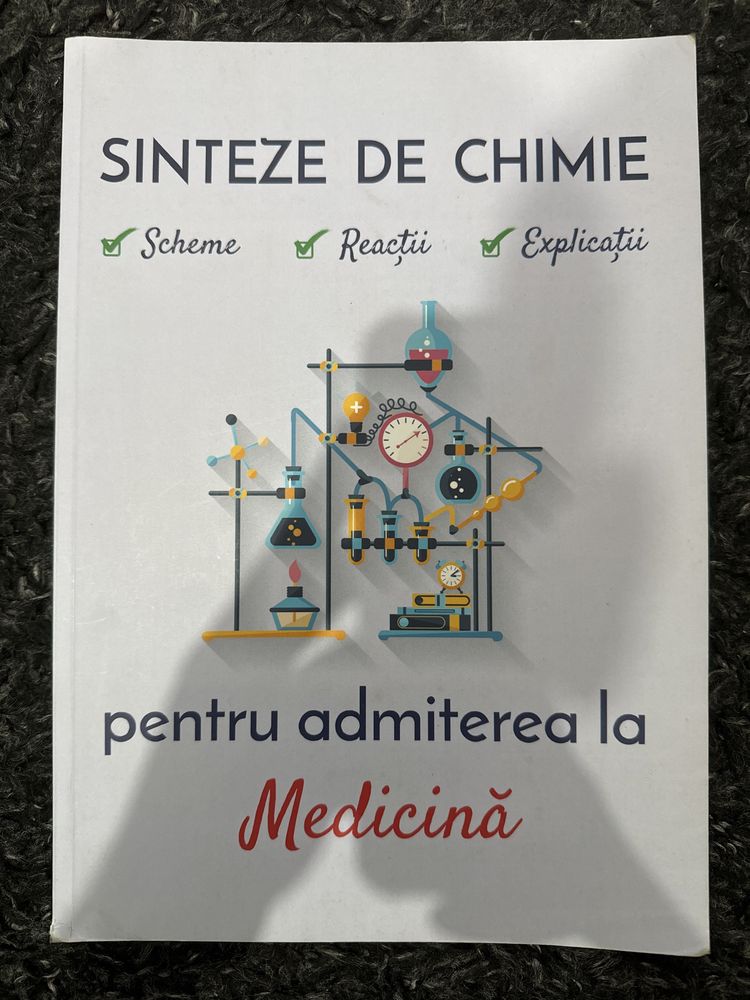 Vând cărti pentru admitere la medicina Bucuresti (Corint)