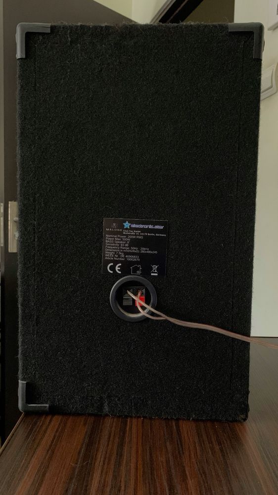 Pereche de boxe pasive DJ PA Set “DJ-12” amplificator si boxe