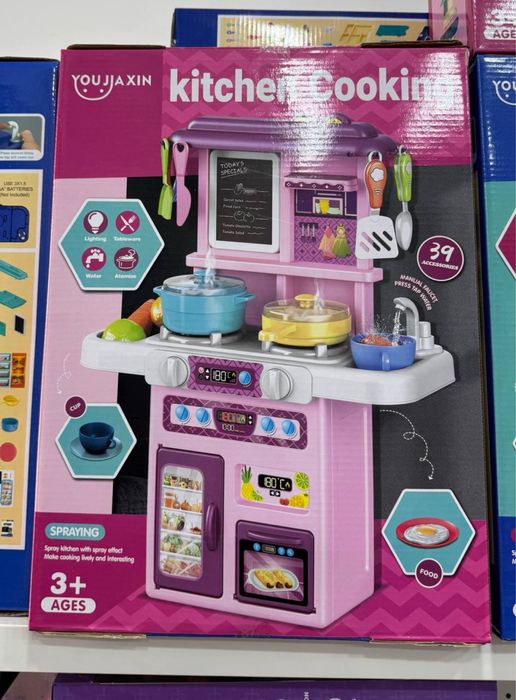 Детская кухня для игривых девочек Qiz bolajonlar uchun oshxona o’yin