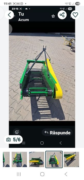 masina recoltat scos sapat cartofi ceapa usturoi 18-30 cp banda